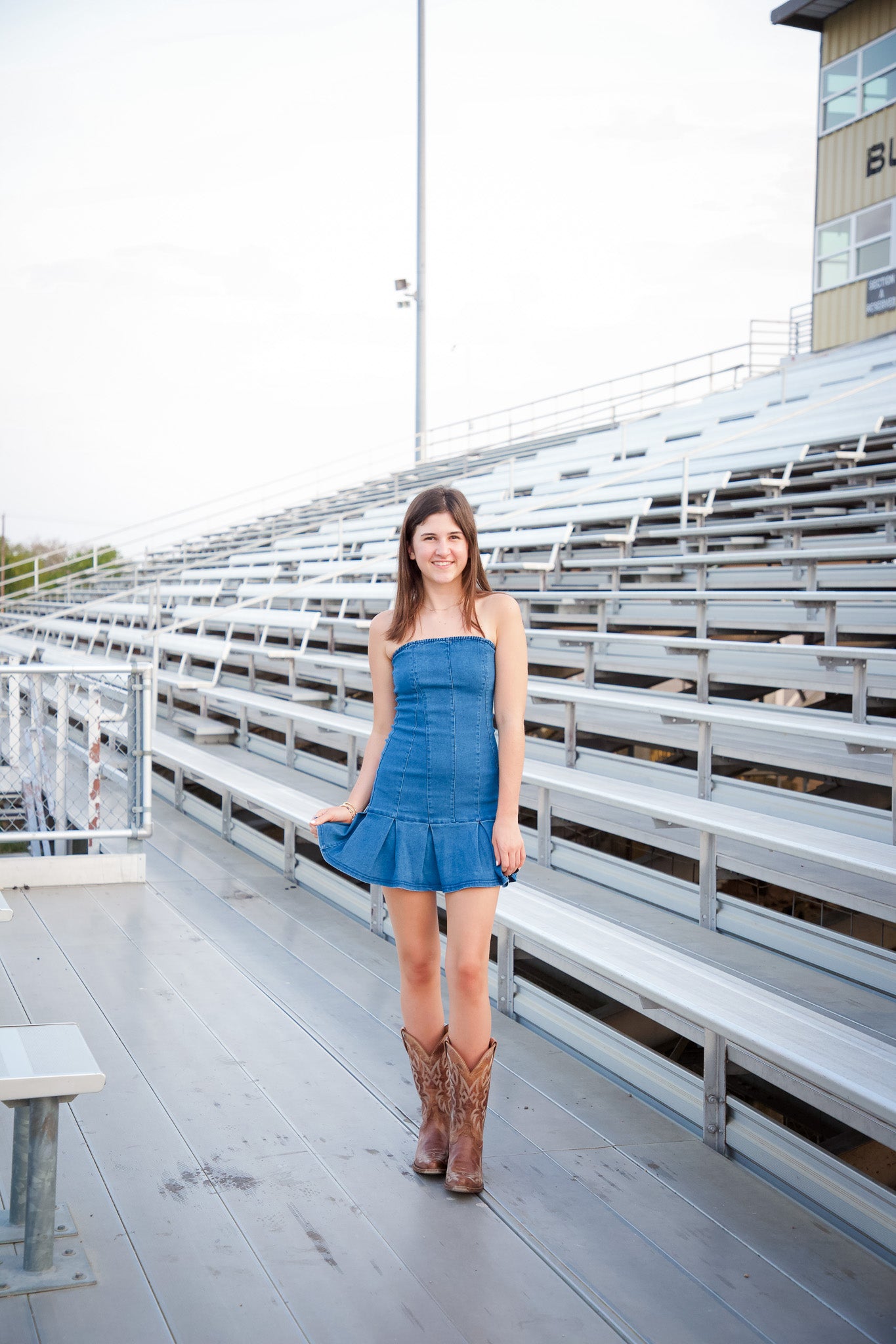 Overtime Denim Mini Dress