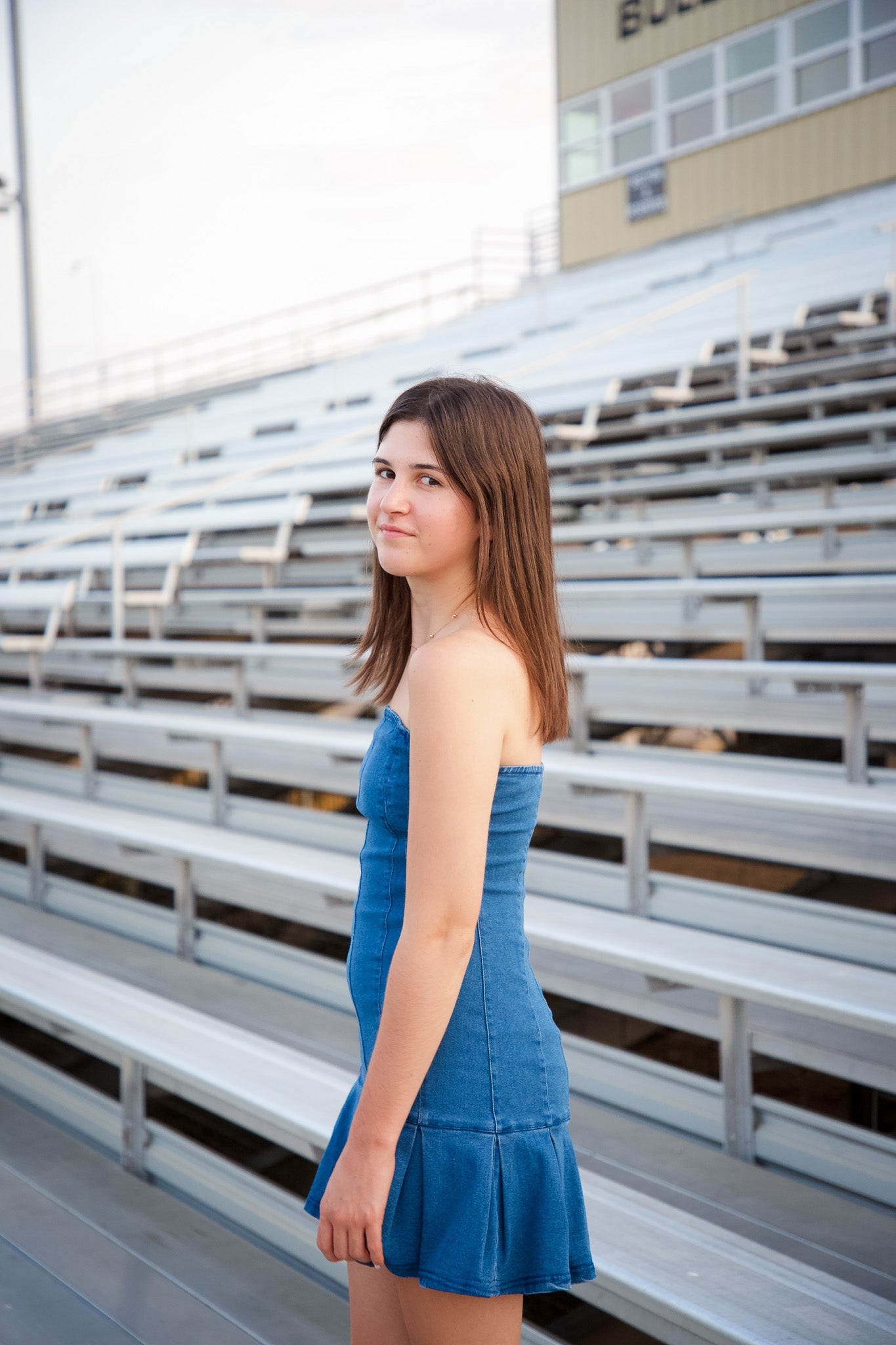 Overtime Denim Mini Dress