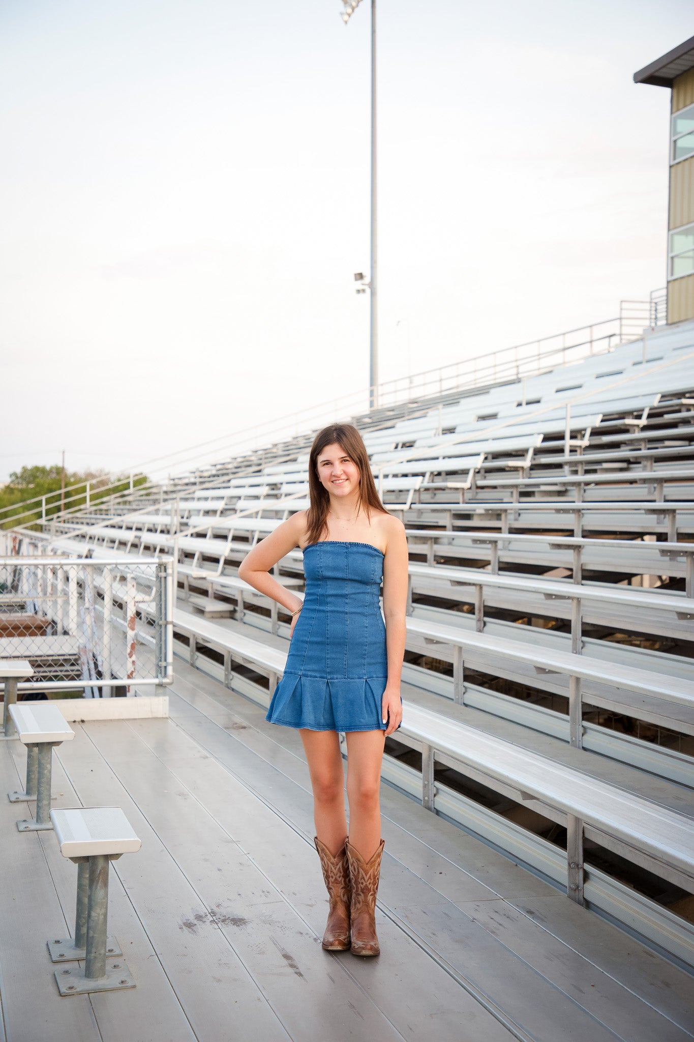 Overtime Denim Mini Dress